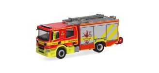 Herpa 098434 - H0 - Scania Crewcab CP28 HLF Feuerwehr Ratingen